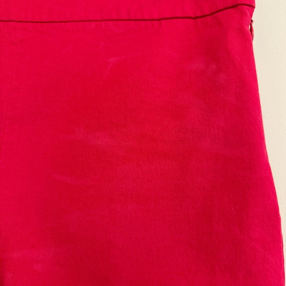 Talbots Red Chatham Button Hem Ankle Pants Size 4P - Picture 13 of 15